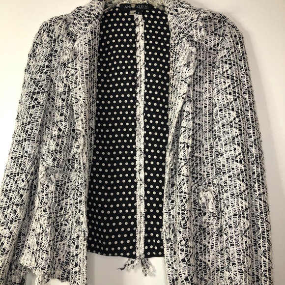 Anne Klein New York Knit Blazer - Sz 8 - Picture 6 of 10